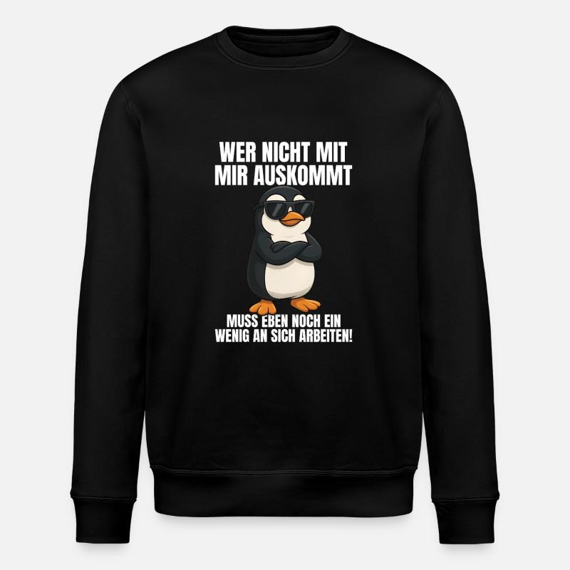 Drôle Drôle Dicton Dicton - Sweat bio ROLLER Stanley/Stella Unisexe - noir