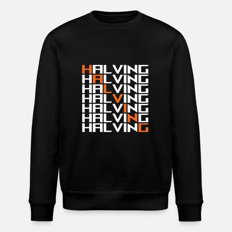 Bitcoin Halving - Stanley/Stella Unisex Bio-Sweatshirt ROLLER - Schwarz