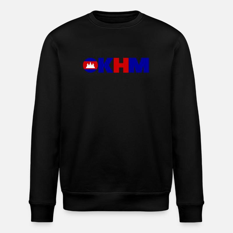 Cambodia - Stanley/Stella ROLLER Unisex Organic Sweatshirt - black
