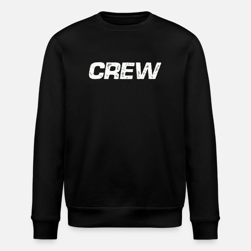 crew - Stanley/Stella ROLLER Unisex Organic Sweatshirt - black