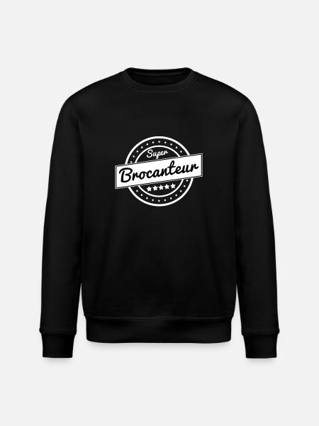 Super brocanteur - blanc - Sweat bio ROLLER Stanley/Stella Unisexe - noir