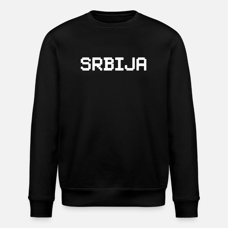 Serbie Serbien - Sweat bio ROLLER Stanley/Stella Unisexe - noir