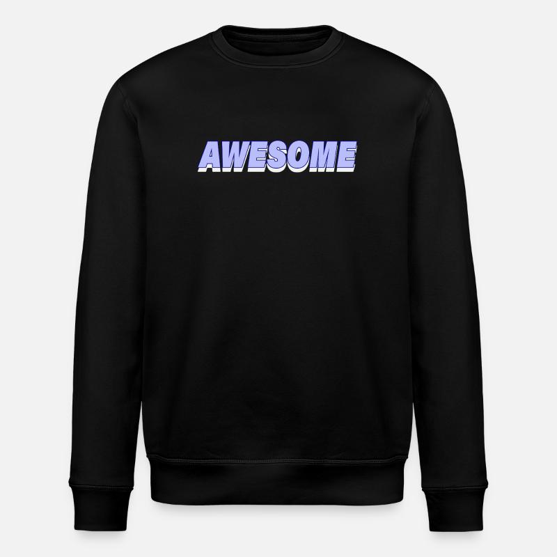 AWESOME - Stanley/Stella Unisex Bio-Sweatshirt ROLLER - Schwarz