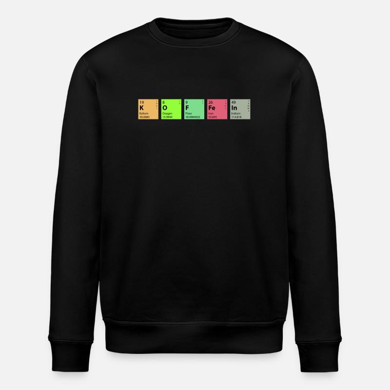 Chemie Koffein - Stanley/Stella Unisex Bio-Sweatshirt ROLLER - Schwarz