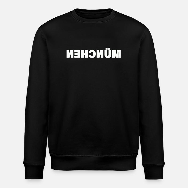 MÜNCHEN - Stanley/Stella Unisex Bio-Sweatshirt ROLLER - Schwarz
