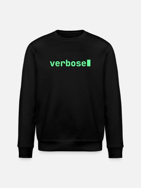 Feeling Verbose | Developer mood - Stanley/Stella ROLLER Unisex Organic Sweatshirt - black
