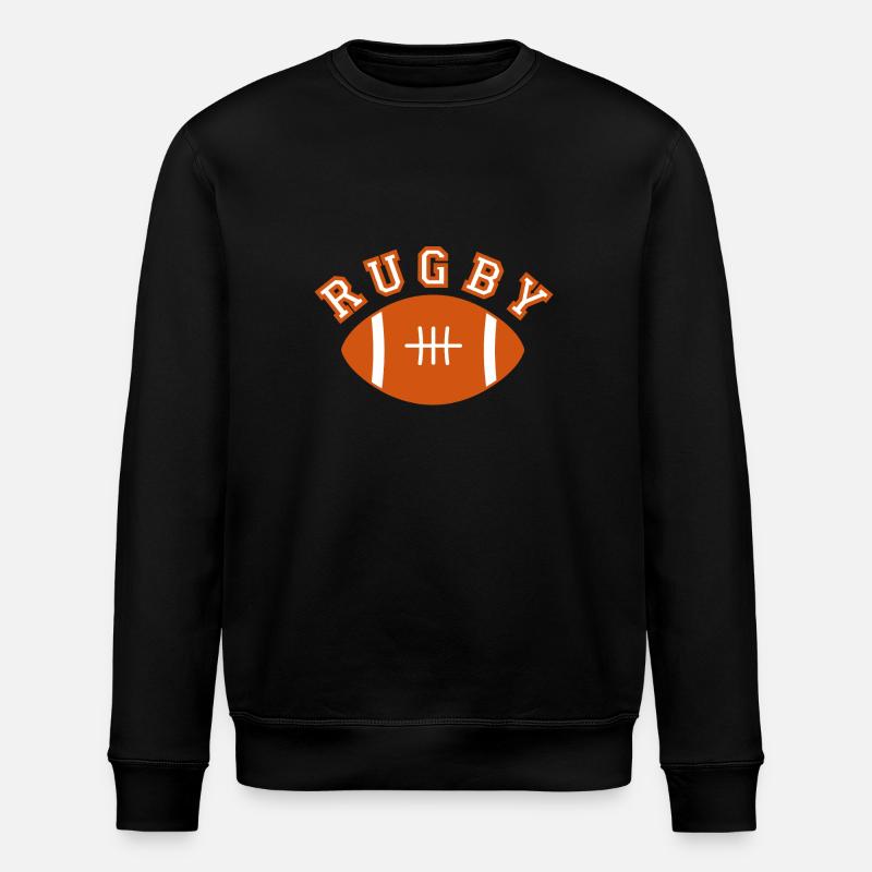 Rugby - Sweat bio ROLLER Stanley/Stella Unisexe - noir