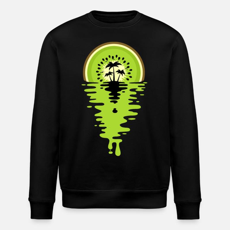 Sunset Kiwi Saft - Stanley/Stella Unisex Bio-Sweatshirt ROLLER - Schwarz