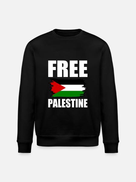 Free palestine - Stanley/Stella ROLLER Unisex Organic Sweatshirt - black