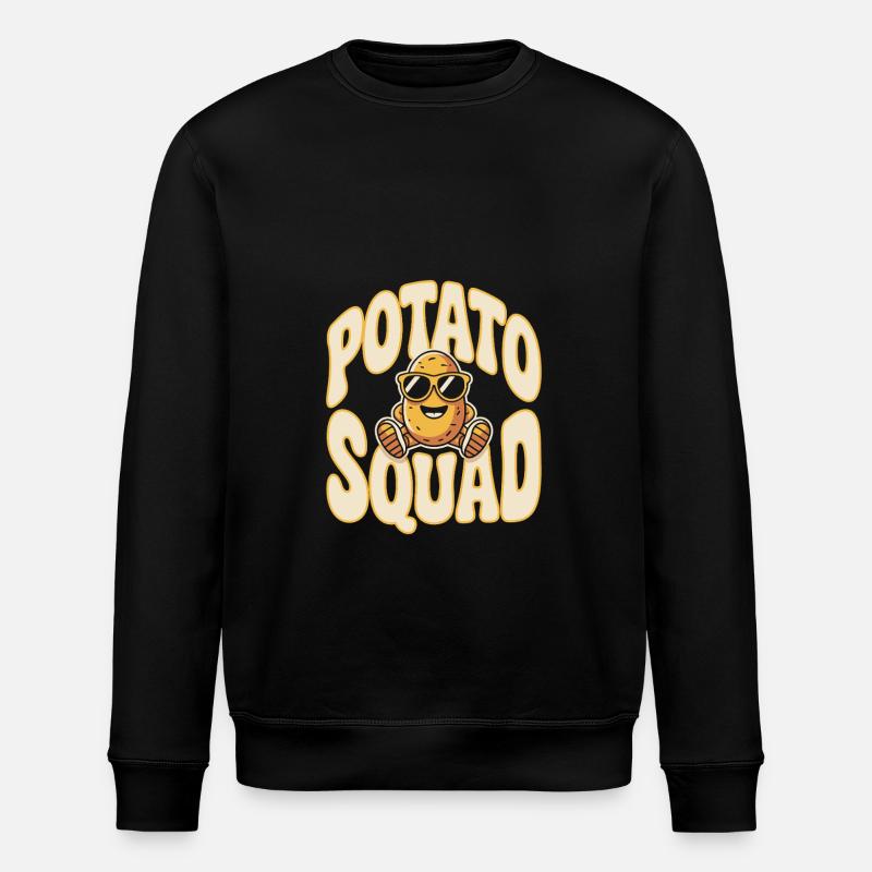 Potato squad - Stanley/Stella Unisex Bio-Sweatshirt ROLLER - Schwarz