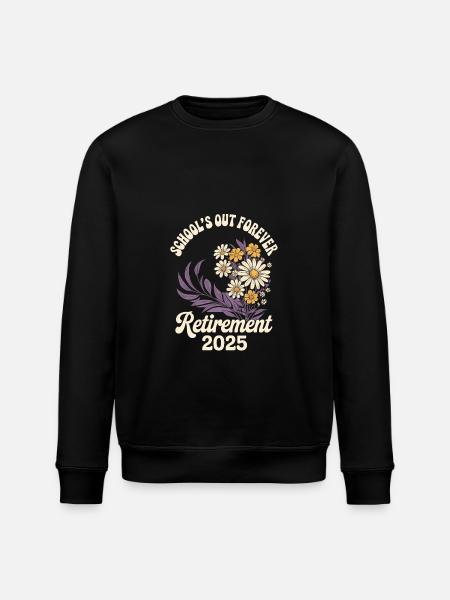 skoler ude for evigt Lærerpension 2025 - Stanley/Stella økologisk unisex-sweatshirt ROLLER - sort