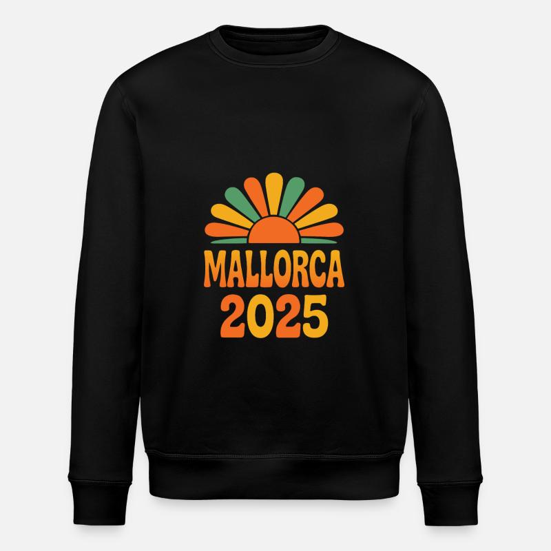 Mallorca 2025 - Stanley/Stella Unisex Bio-Sweatshirt ROLLER - Schwarz