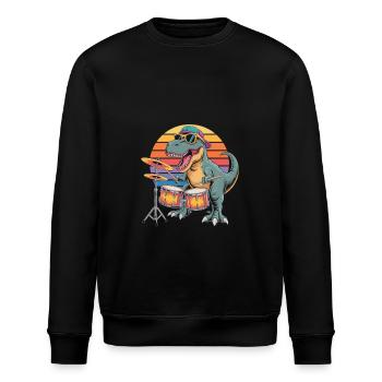 Trex joue de la batterie - Sweat bio ROLLER Stanley/Stella Unisexe - noir - Devant - Nik (191cm)