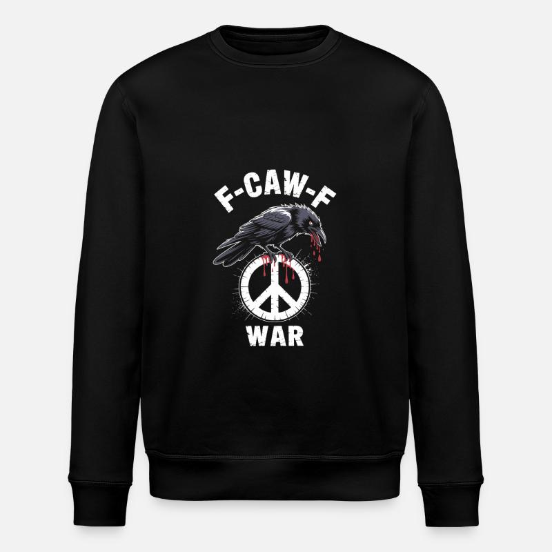 FCAWF War - Stanley/Stella ROLLER Unisex Organic Sweatshirt - black