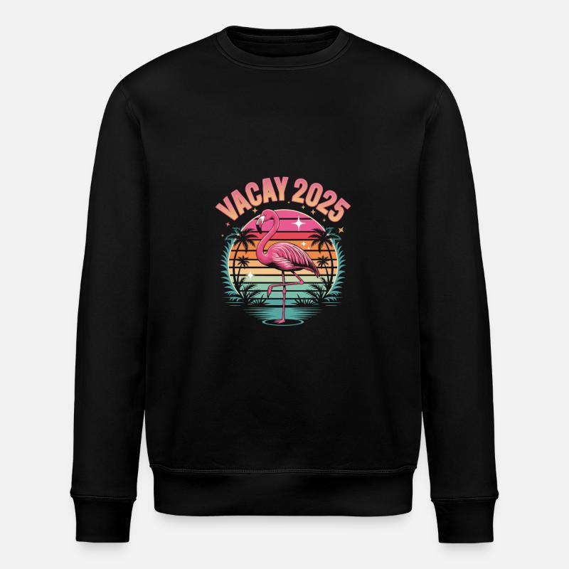 Flamingo Summer 2025 - Stanley/Stella ROLLER Unisex Organic Sweatshirt - black
