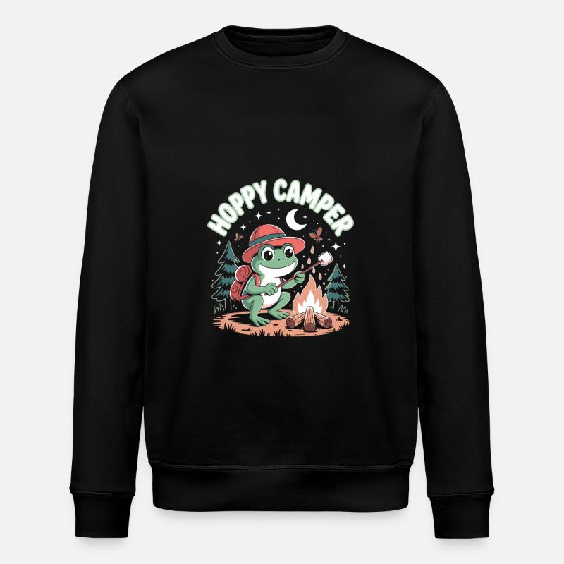Hoppy Camper Camper Frog - Sweat bio ROLLER Stanley/Stella Unisexe - noir
