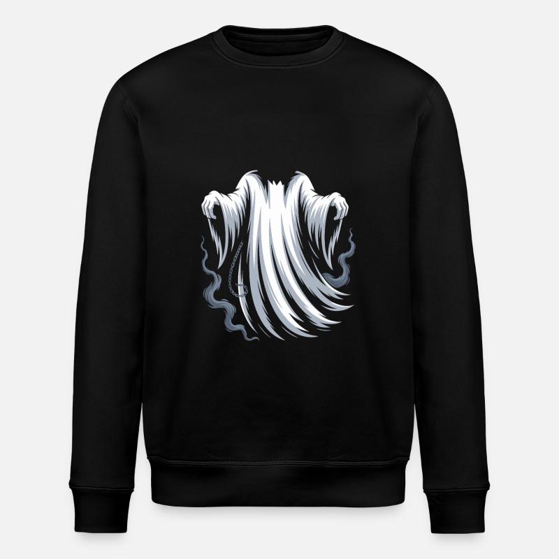 Geist Kostüm - Stanley/Stella Unisex Bio-Sweatshirt ROLLER - Schwarz