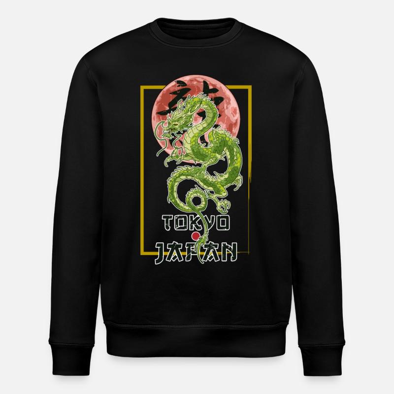 Shenlong Tokyo Japan - Stanley/Stella ROLLER Unisex Organic Sweatshirt - black