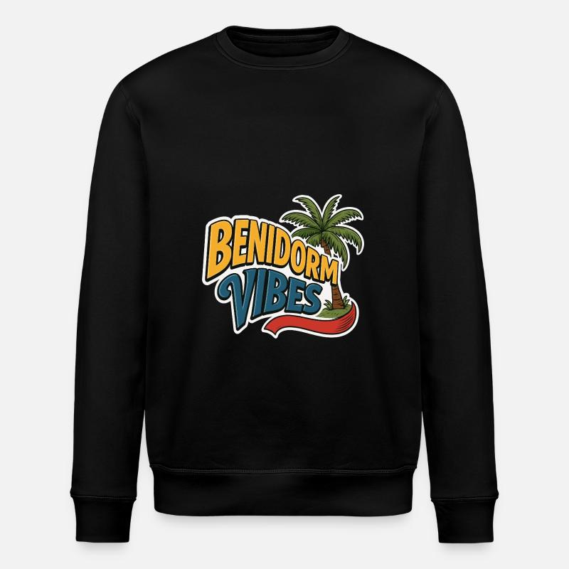 Benidorm Vibes - Stanley/Stella ROLLER Unisex Organic Sweatshirt - black
