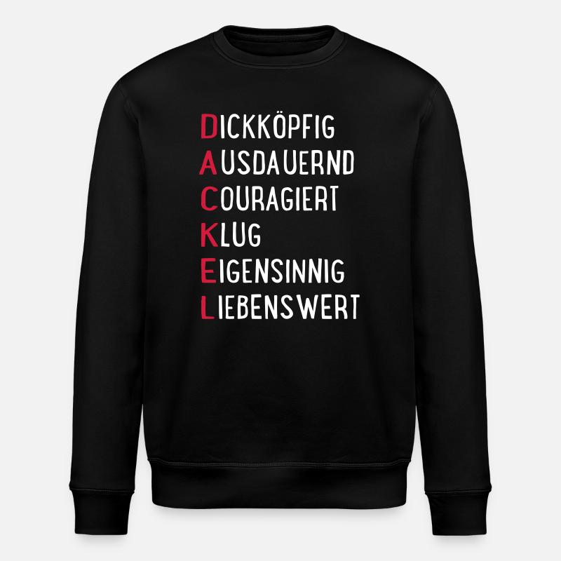 Dackel - Stanley/Stella Unisex Bio-Sweatshirt ROLLER - Schwarz