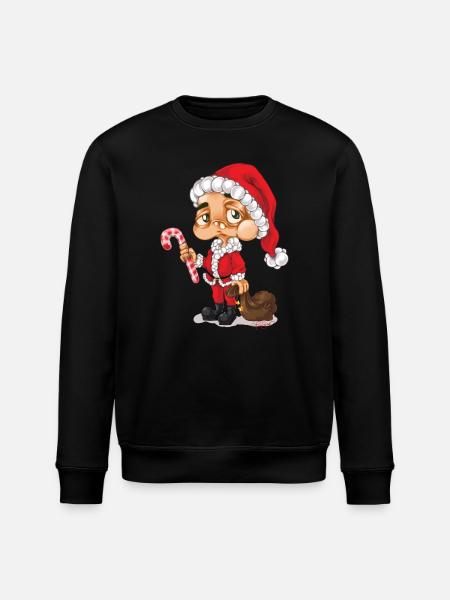 Santa Claus Nikolaus Santa - Stanley/Stella ROLLER Unisex Organic Sweatshirt - black