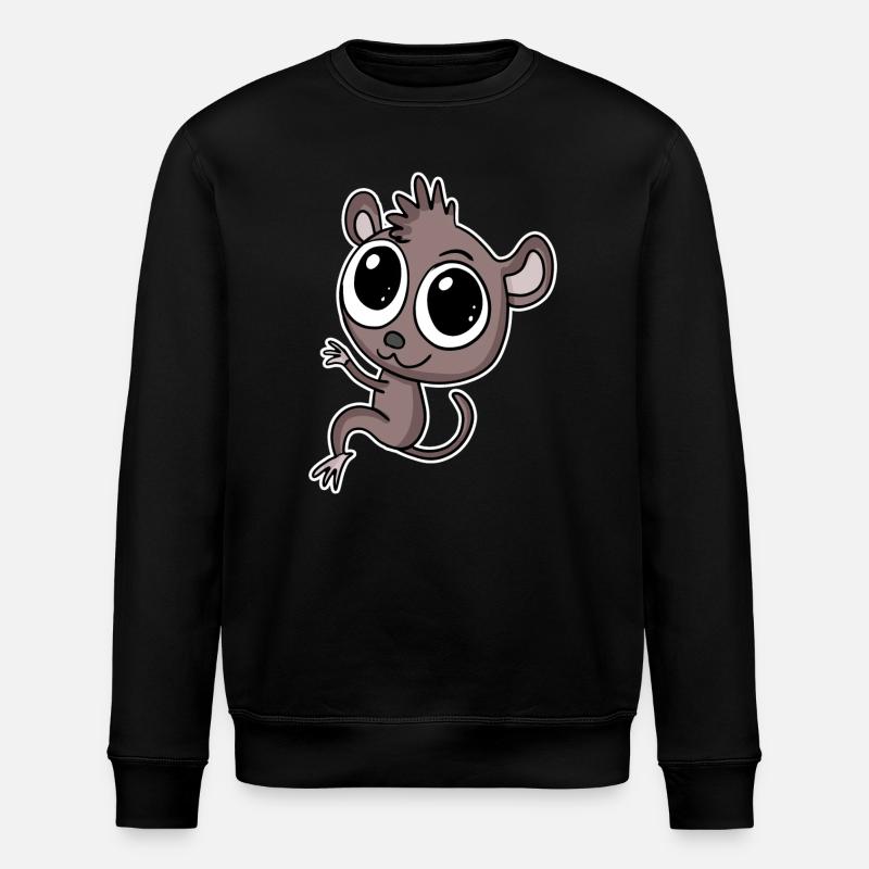 Leprechaun lemurs Leprechaun primacy - Stanley/Stella ROLLER Unisex Organic Sweatshirt - black