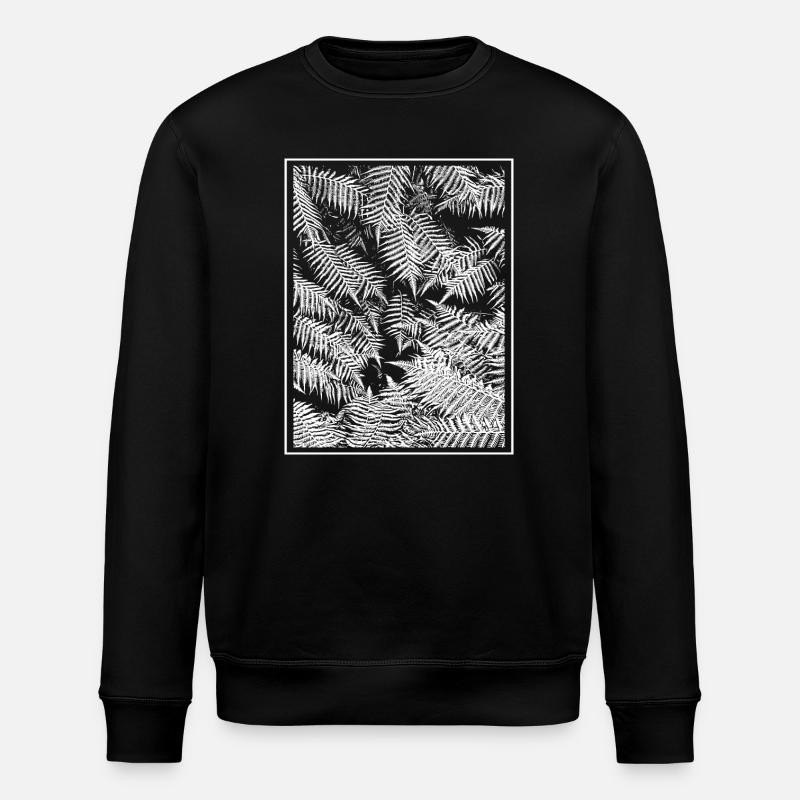 Fougère Végétale - Sweat bio ROLLER Stanley/Stella Unisexe - noir