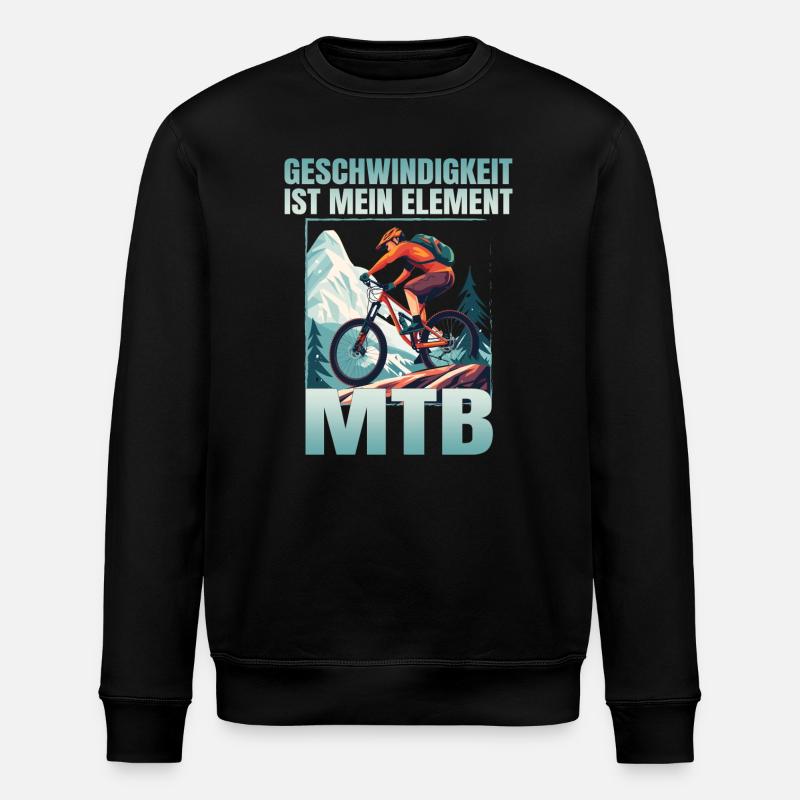Geschwindigkeit ist mein Element - Stanley/Stella Unisex Bio-Sweatshirt ROLLER - Schwarz