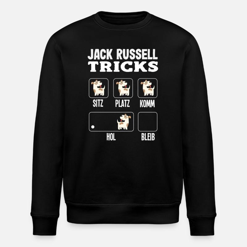 Drôle de Jack Russell Propriétaire Cadeau - Sweat bio ROLLER Stanley/Stella Unisexe - noir