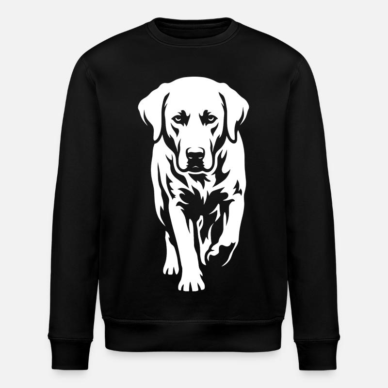 Labrador – Élégance intemporelle - Sweat bio ROLLER Stanley/Stella Unisexe - noir
