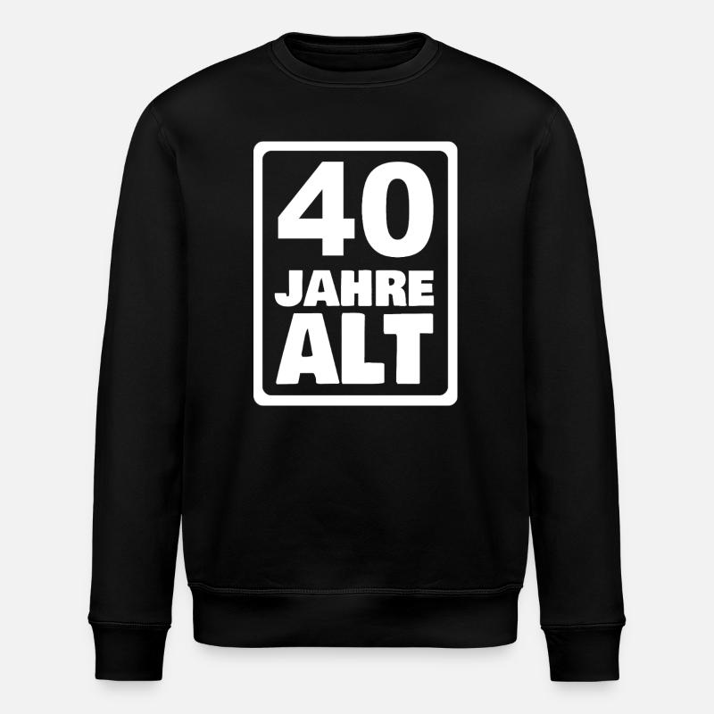 40 - Sweat bio ROLLER Stanley/Stella Unisexe - noir