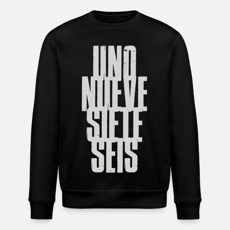 Uno Nueve Siete Seis 1976 - Sweat bio ROLLER Stanley/Stella Unisexe - noir