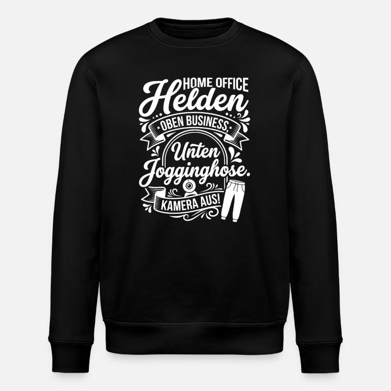 Conception des héros du Home Office - Sweat bio ROLLER Stanley/Stella Unisexe - noir