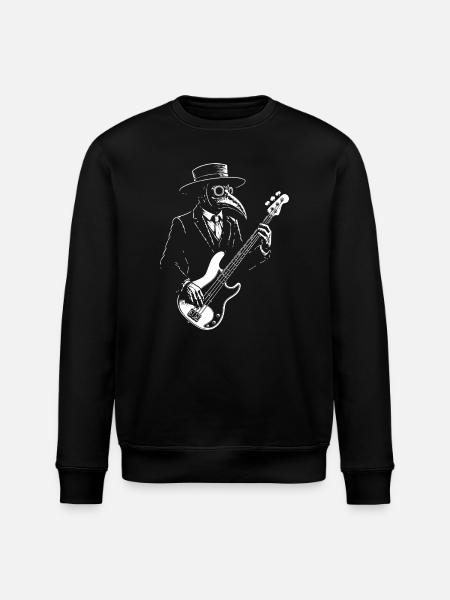 Pestdoktor Bass Groover - Stanley/Stella Unisex Bio-Sweatshirt ROLLER - Schwarz