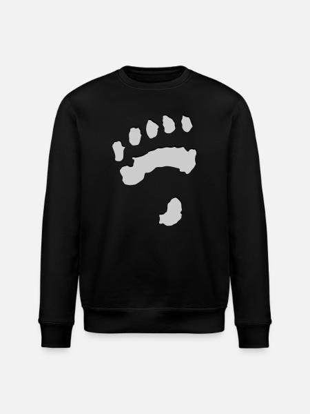 Eisbärtatze - Stanley/Stella Unisex Bio-Sweatshirt ROLLER - Schwarz