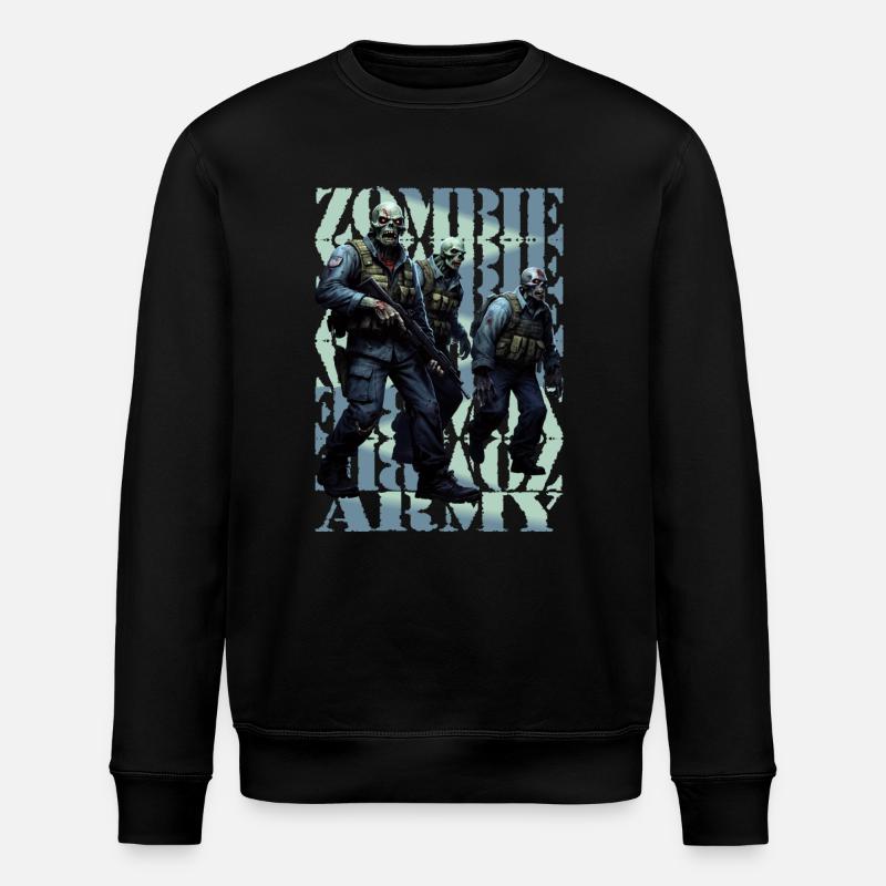 Armée de zombies - Sweat bio ROLLER Stanley/Stella Unisexe - noir