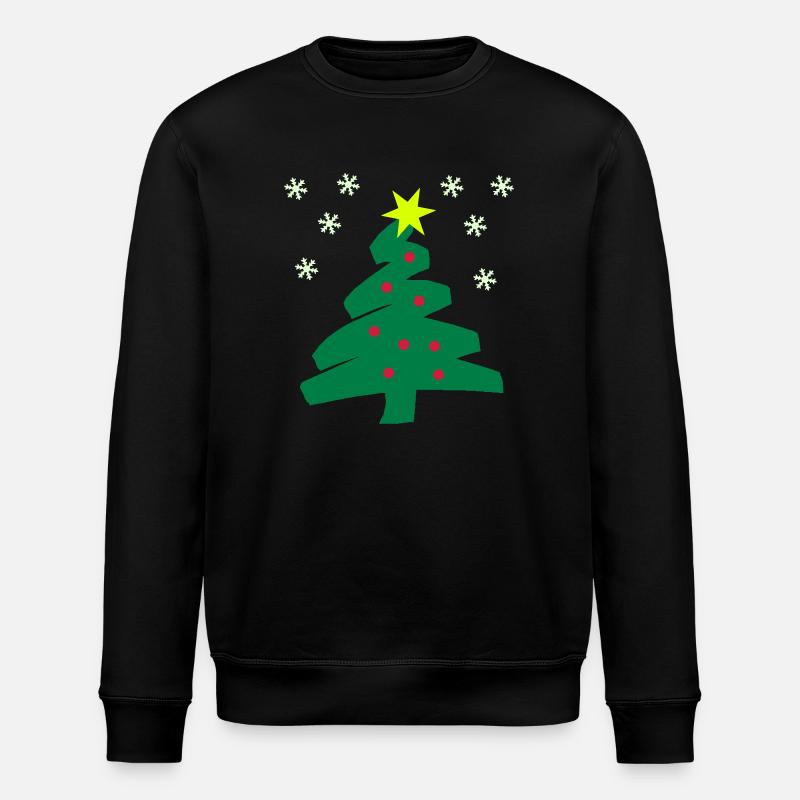 Schnee - Stanley/Stella Unisex Bio-Sweatshirt ROLLER - Schwarz