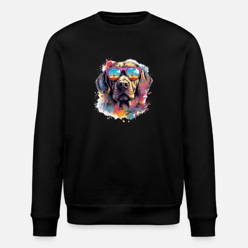Chien - Sweat bio ROLLER Stanley/Stella Unisexe - noir