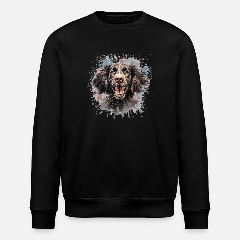 Chien - Sweat bio ROLLER Stanley/Stella Unisexe - noir