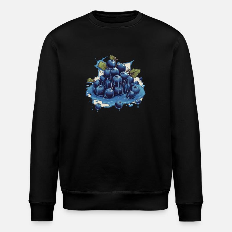 Myrtille - Sweat bio ROLLER Stanley/Stella Unisexe - noir