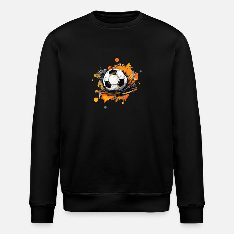 Ballon de football - Sweat bio ROLLER Stanley/Stella Unisexe - noir
