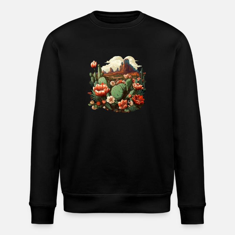 Cactus - Sweat bio ROLLER Stanley/Stella Unisexe - noir