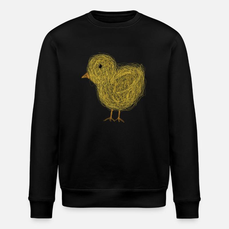 Petit poussin mignon - Sweat bio ROLLER Stanley/Stella Unisexe - noir
