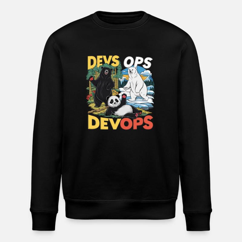 Devops - Stanley/Stella Unisex Bio-Sweatshirt ROLLER - Schwarz
