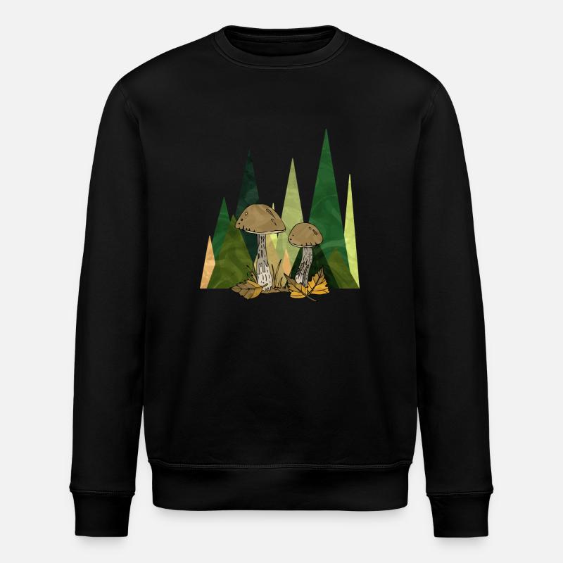 Pilze - Stanley/Stella Unisex Bio-Sweatshirt ROLLER - Schwarz