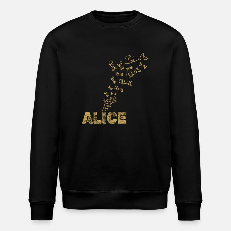 Geschenk für Alice - Stanley/Stella Unisex Bio-Sweatshirt ROLLER - Schwarz