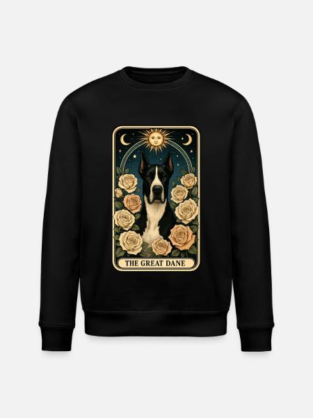 Deutsche Dogge - Stanley/Stella Unisex Bio-Sweatshirt ROLLER - Schwarz