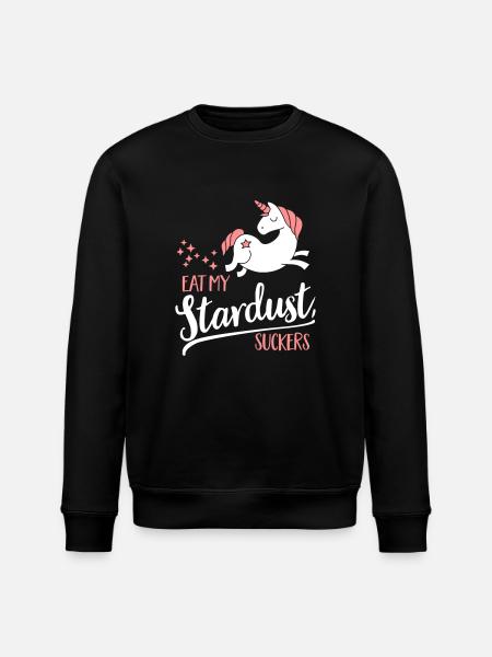 Eat my Stardust, Suckers - Stanley/Stella ROLLER Unisex Organic Sweatshirt - black