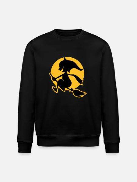 vl034b_hexe_2c - Stanley/Stella Unisex Bio-Sweatshirt ROLLER - Schwarz