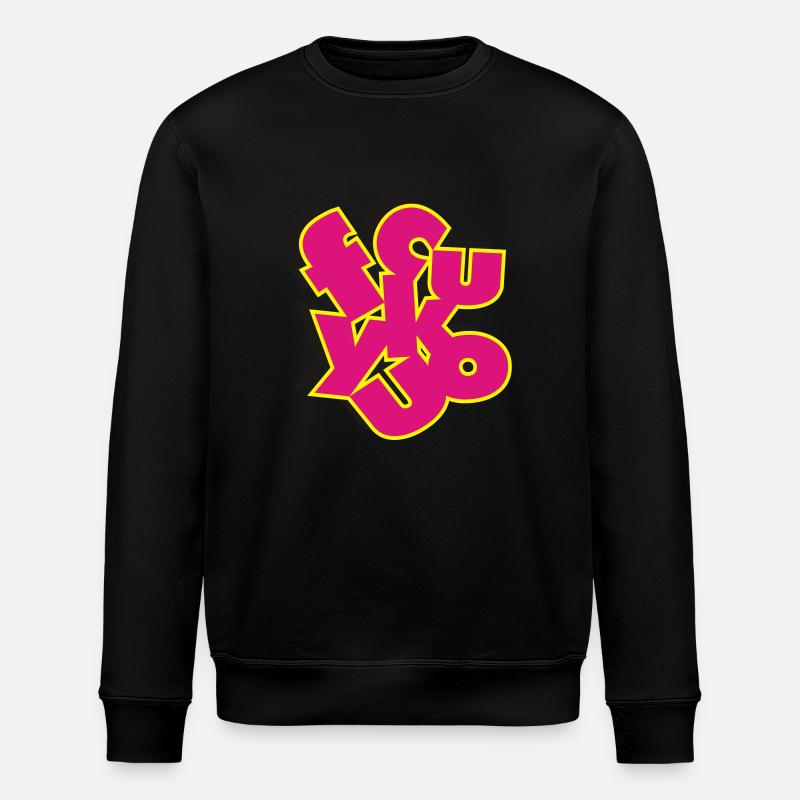 fcukyuo_3C_3D - Stanley/Stella Unisex Bio-Sweatshirt ROLLER - Schwarz